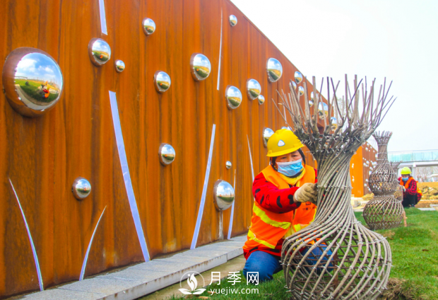 河南南陽：扮亮世界月季大觀園 喜迎世界月季博覽會(huì)(圖1)