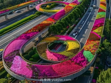 杭州高架月季美到難以置信，是AI所為？