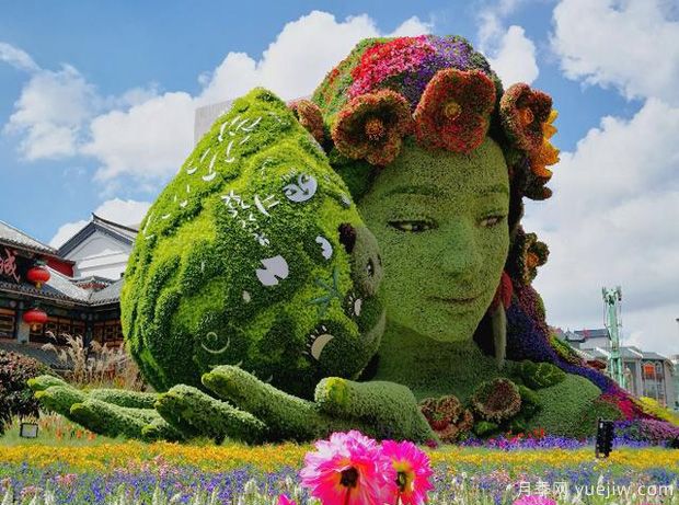共生共融，百組立體花壇景觀驚艷亮相昆明COP15(圖1)
